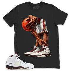 Graphic T-shirt to Match A Maniere Black Collective 5s - Ball Mode Graphic