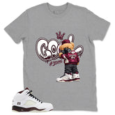 Graphic T-shirt to Match A Maniere Black Collective 5s - Cool Boy Graphic