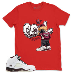 Graphic T-shirt to Match A Maniere Black Collective 5s - Cool Boy Graphic