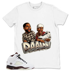 Graphic T-shirt to Match A Maniere Black Collective 5s - Daaamn Sneaker Graphic
