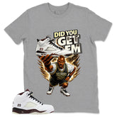 Graphic T-shirt to Match A Maniere Black Collective 5s - Did You Get Em Graphic
