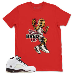 Graphic T-shirt to Match A Maniere Black Collective 5s - Get Your Bred Up Graphic