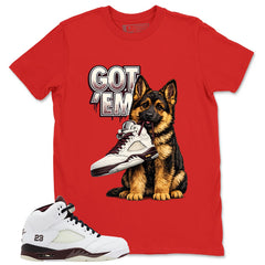 Graphic T-shirt to Match A Maniere Black Collective 5s - Got 'Em GS Graphic