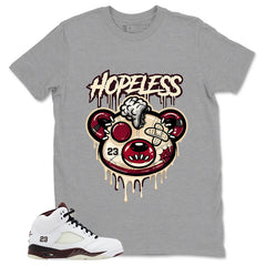 Graphic T-shirt to Match A Maniere Black Collective 5s - Hopeless Graphic