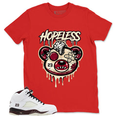 Graphic T-shirt to Match A Maniere Black Collective 5s - Hopeless Graphic