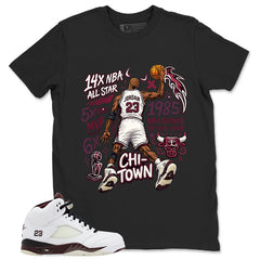 Graphic T-shirt to Match A Maniere Black Collective 5s - Jordan 23 All Star Graphic