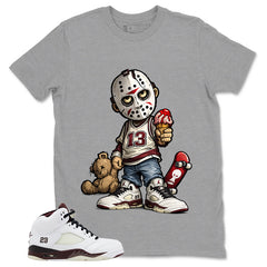 Graphic T-shirt to Match A Maniere Black Collective 5s - Little Jason Graphic