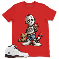 Graphic T-shirt to Match A Maniere Black Collective 5s - Little Jason Graphic