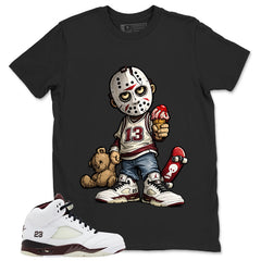 Graphic T-shirt to Match A Maniere Black Collective 5s - Little Jason Graphic