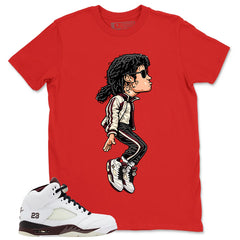 Graphic T-shirt to Match A Maniere Black Collective 5s - M.Jackson Tiptoe Graphic