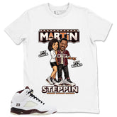 Graphic T-shirt to Match A Maniere Black Collective 5s - Martin Steppin Graphic