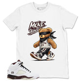Graphic T-shirt to Match A Maniere Black Collective 5s - Move In Silence Graphic
