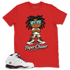 Graphic Tee to Match A Maniere Black Collective 5s - Paper Chaser Graphic