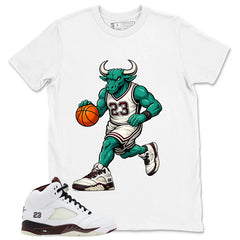 Graphic T-shirt to Match A Maniere Black Collective 5s - Raging Bull Graphic