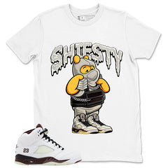 Graphic T-shirt to Match A Maniere Black Collective 5s - Shiesty Pooh Graphic