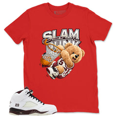 Graphic T-shirt to Match A Maniere Black Collective 5s - Slam Dunk Graphic