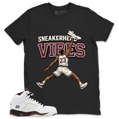 Graphic Tee to Match A Maniere Black Collective 5s - Sneakerhead Vibes Graphic