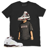 Graphic T-shirt to Match A Maniere Black Collective 5s - Sneakerhead Graphic