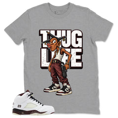 Graphic Tee to Match A Maniere Black Collective 5s - Thug Life Graphic