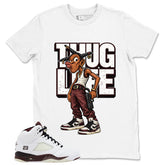 Graphic Tee to Match A Maniere Black Collective 5s - Thug Life Graphic