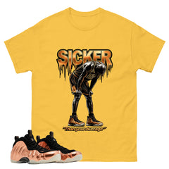 Sicker MJ Graphic Tee, Shirt to Match Air Foamposite One Copper, Air Foamposite Unisex Black Shirt