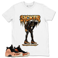 Sicker MJ Graphic Tee, Shirt to Match Air Foamposite One Copper, Air Foamposite Unisex Black Shirt