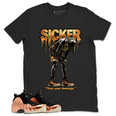Sicker MJ Graphic Tee, Shirt to Match Air Foamposite One Copper, Air Foamposite Unisex Black Shirt