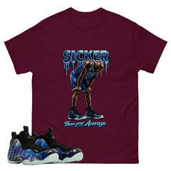 Sicker MJ Graphic Tee, Shirt to Match Air Foamposite One Galaxy, Air Foamposite Unisex Black Shirt