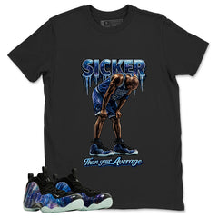 Sicker MJ Graphic Tee, Shirt to Match Air Foamposite One Galaxy, Air Foamposite Unisex Black Shirt