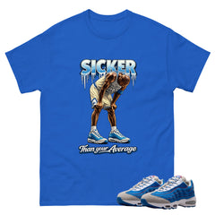 Sicker MJ Graphic Tee, Shirt to Match Air Max 95 Big Bubble Blue, Air Max 95 Big Bubble Blue Lawson Unisex Shirt