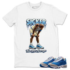 Sicker MJ Graphic Tee, Shirt to Match Air Max 95 Big Bubble Blue, Air Max 95 Big Bubble Blue Lawson Unisex Shirt