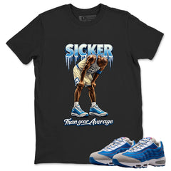 Sicker MJ Graphic Tee, Shirt to Match Air Max 95 Big Bubble Blue, Air Max 95 Big Bubble Blue Lawson Unisex Shirt