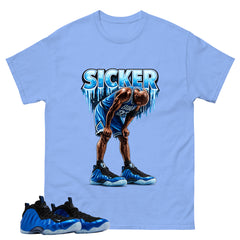 Sicker MJ Shirt - Match Air Foamposite One Royal