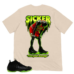 Sicker Than Your Average Shirt - Match Air Foamposite One Black Volt