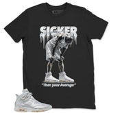 Sicker Than Your Average Shirt - Match Air Jordan 6 x Paris Saint-Germain Metallic Silver