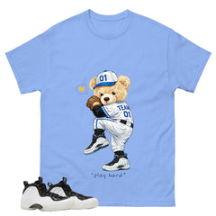 Baseball Play Hard Bear Graphic Tee - Shirt to Match Air Foamposite One Penny