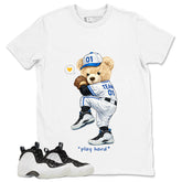 Baseball Play Hard Bear Graphic Tee - Shirt to Match Air Foamposite One Penny