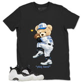 Baseball Play Hard Bear Graphic Tee - Shirt to Match Air Foamposite One Penny