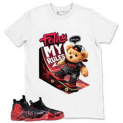 Skate Boy Graphic Tee, Shirt to Match Air Foamposite Stranger Things, Air Foamposite Unisex Blue Shirt