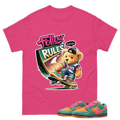 Skate Boy Graphic Tee, Shirt to Match SB Dunk Green Noise, SB Dunk Green Noise Watermelon Unisex Shirt