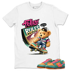 Skate Boy Graphic Tee, Shirt to Match SB Dunk Green Noise, SB Dunk Green Noise Watermelon Unisex Shirt