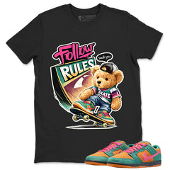 Skate Boy Graphic Tee, Shirt to Match SB Dunk Green Noise, SB Dunk Green Noise Watermelon Unisex Shirt