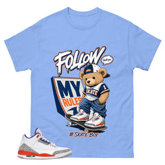 Skate Boy Shirt - Match Blue Air Jordan 3 Knicks