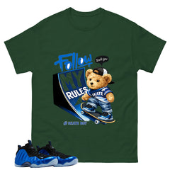 Skate Boys Shirt - Match Air Foamposite One Royal
