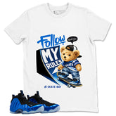 Skate Boys Shirt - Match Air Foamposite One Royal