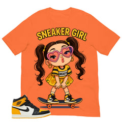 Skate Girl Shirt - Match Air Jordan 1 Yellow Toe
