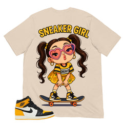 Skate Girl Shirt - Match Air Jordan 1 Yellow Toe