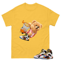 Slam Dunk Bear Graphic Tee, Shirt to Match Air Jordan 7 Miro, Air Jordan 7 Miro Unisex Shirt
