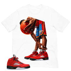 Graphic Tee Slam Dunk Shirt Match 5s Raging Bull