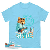 Smile Graffiti Shirt - Match Green Dunk Low Miami Dolphins
